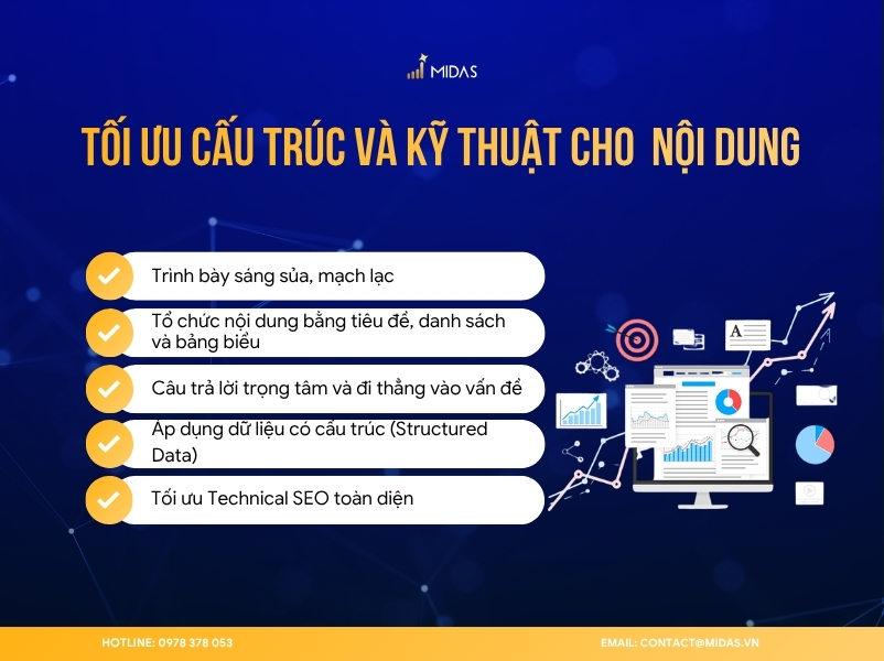 Tối ưu cấu trúc và kỹ thuật để AI dễ dàng phân tích nội dung