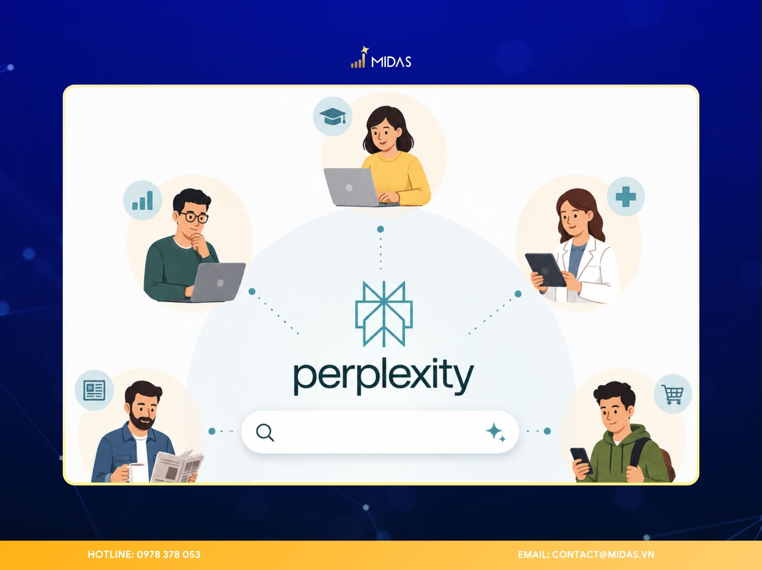 Perplexity cũng hỗ trợ việc mở rộng góc nhìn khi học tập