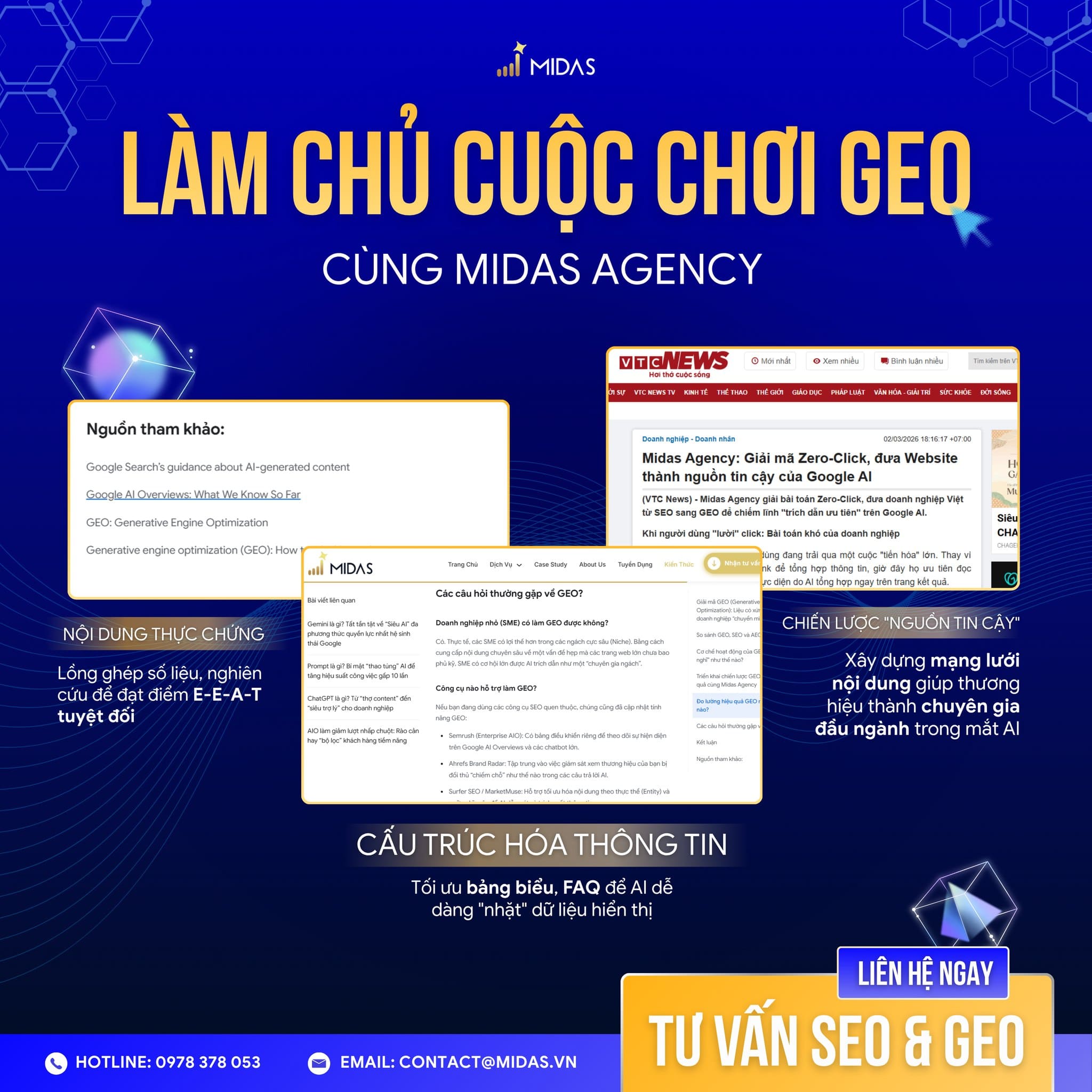 Midas Agency – Đơn vị top đầu trong tối ưu AEO & AI Search