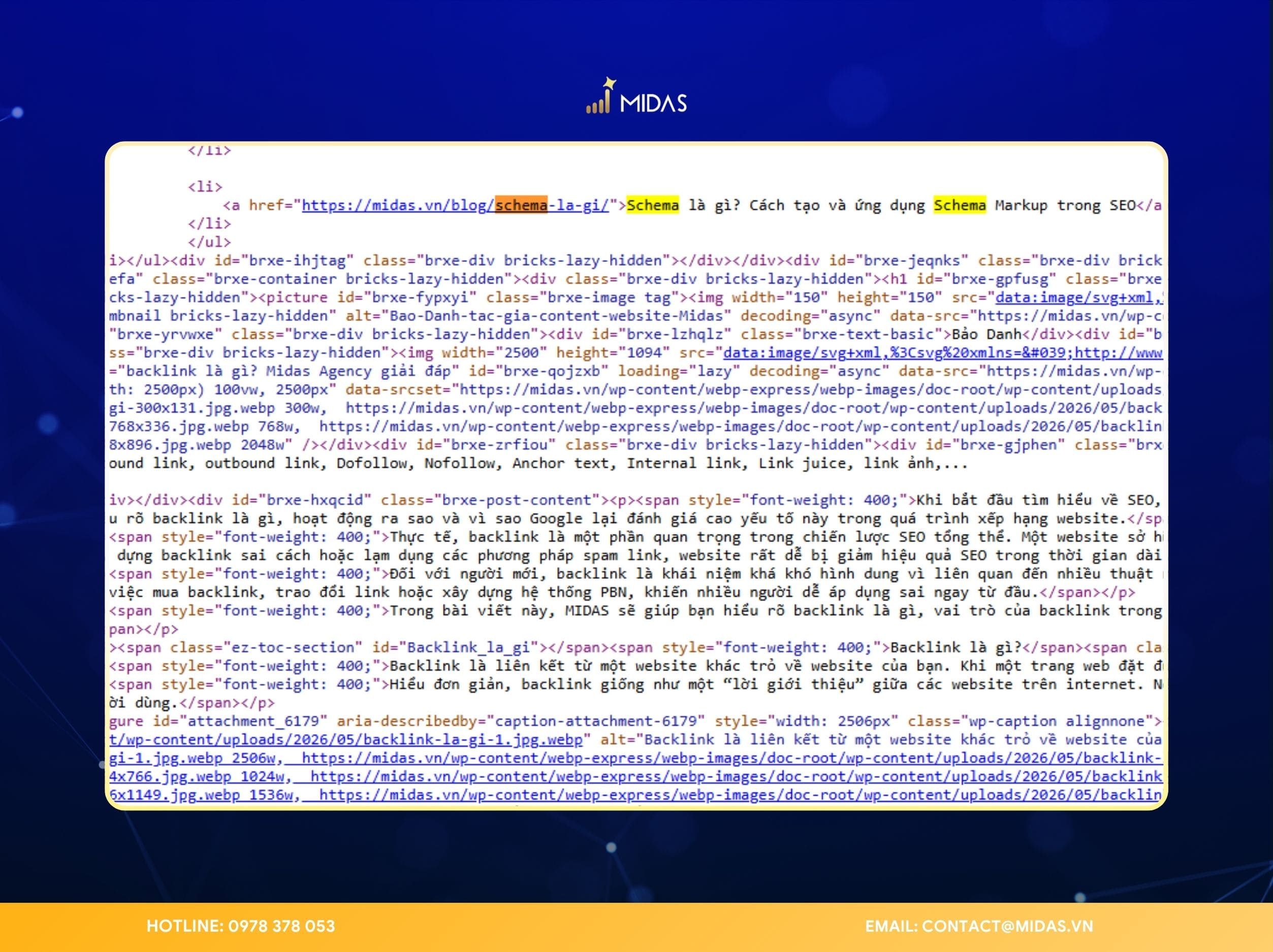 Article Schema là loại Schema thường dùng cho bài viết blog