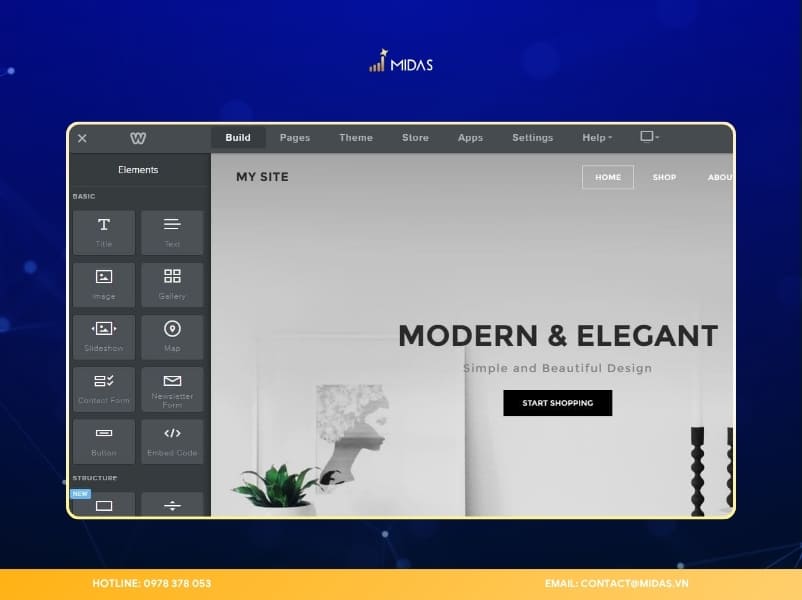 Weebly là nền tảng tạo blog và website đơn giản, không cần biết lập trình