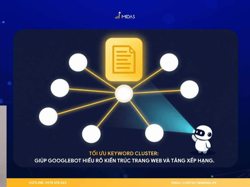 Mô hình Content Pillar giúp Googlebot dễ dàng cào dữ liệu và thấu hiểu cấu trúc thông tin của website. 