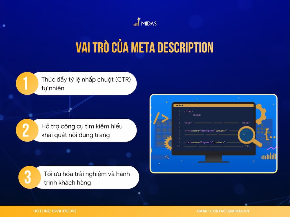 Meta description có ảnh hưởng đáng kể đến hiệu quả SEO và trải nghiệm người dùng