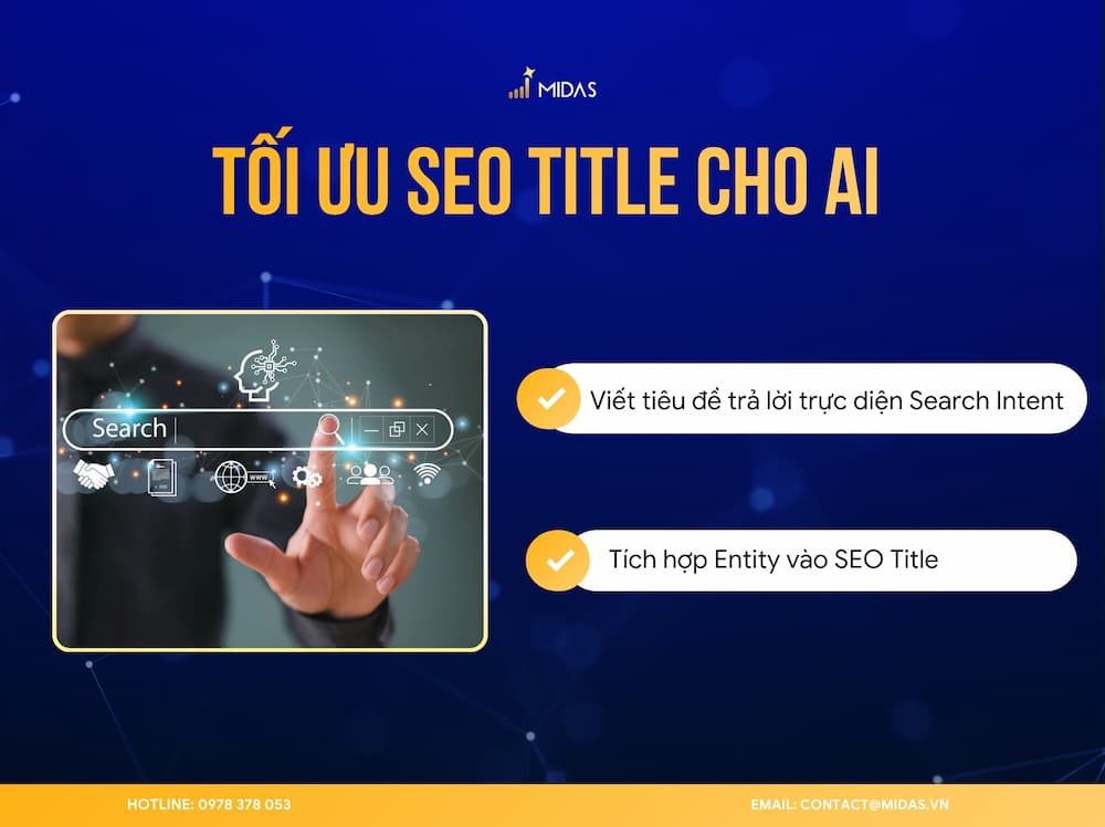 Cách tối ưu tiêu đề SEO cho bài viết để hỗ trợ cho AI Overviews & GEO