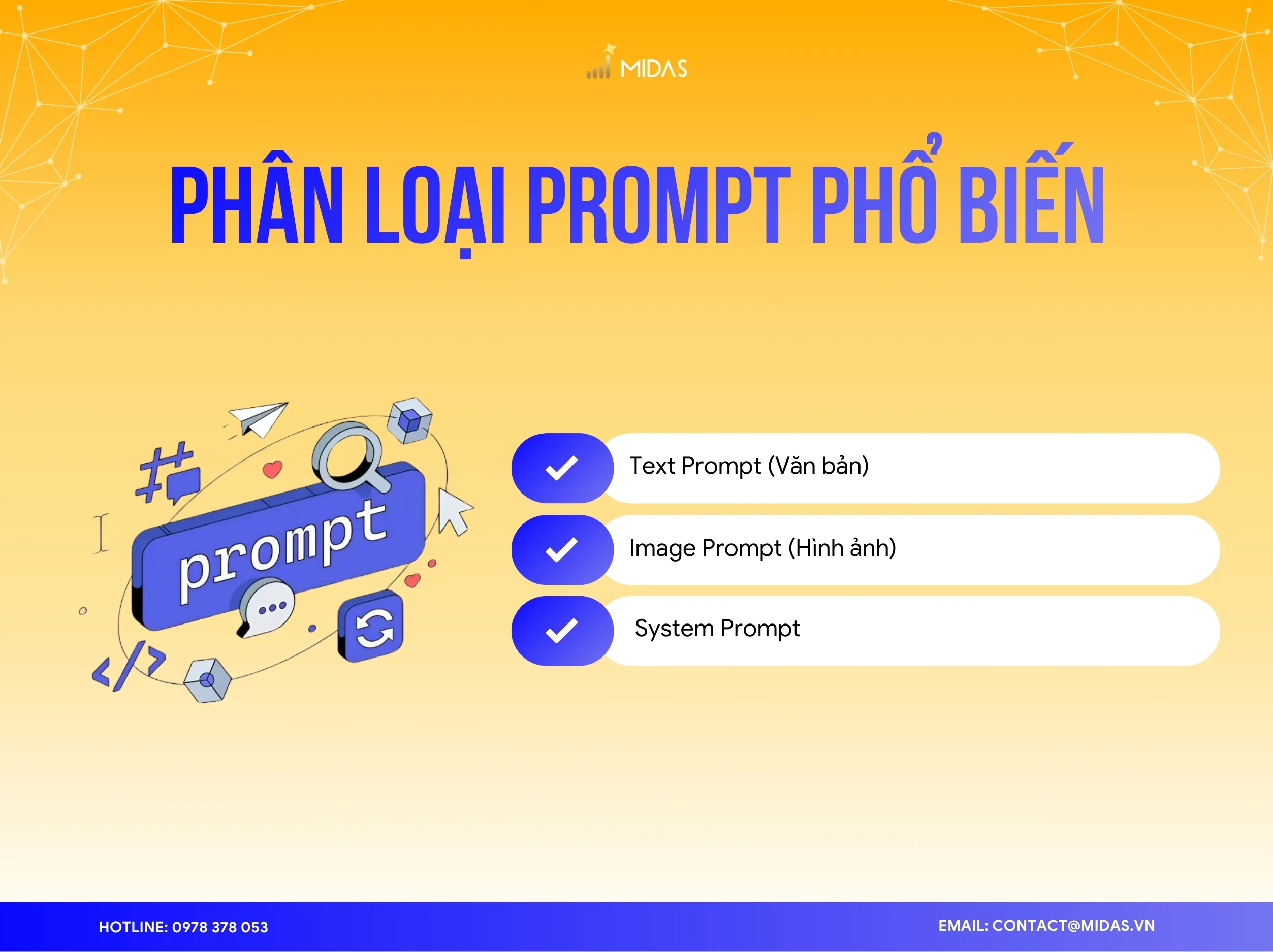 Prompt được chia thành 3 nhóm chính