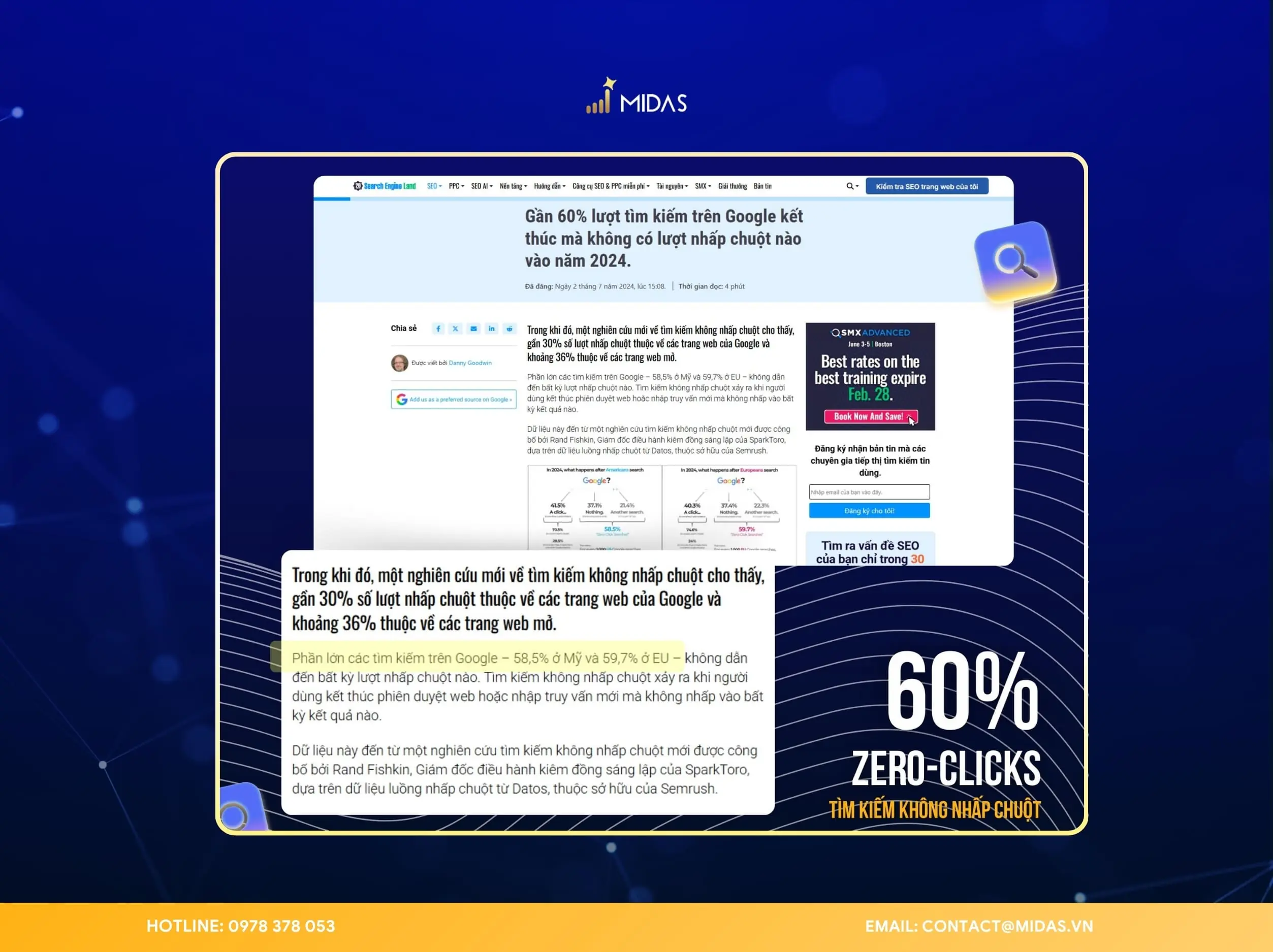 Cơ chế trả lời trực làm tiếp mất đi lượng truy cập từ những từ khóa