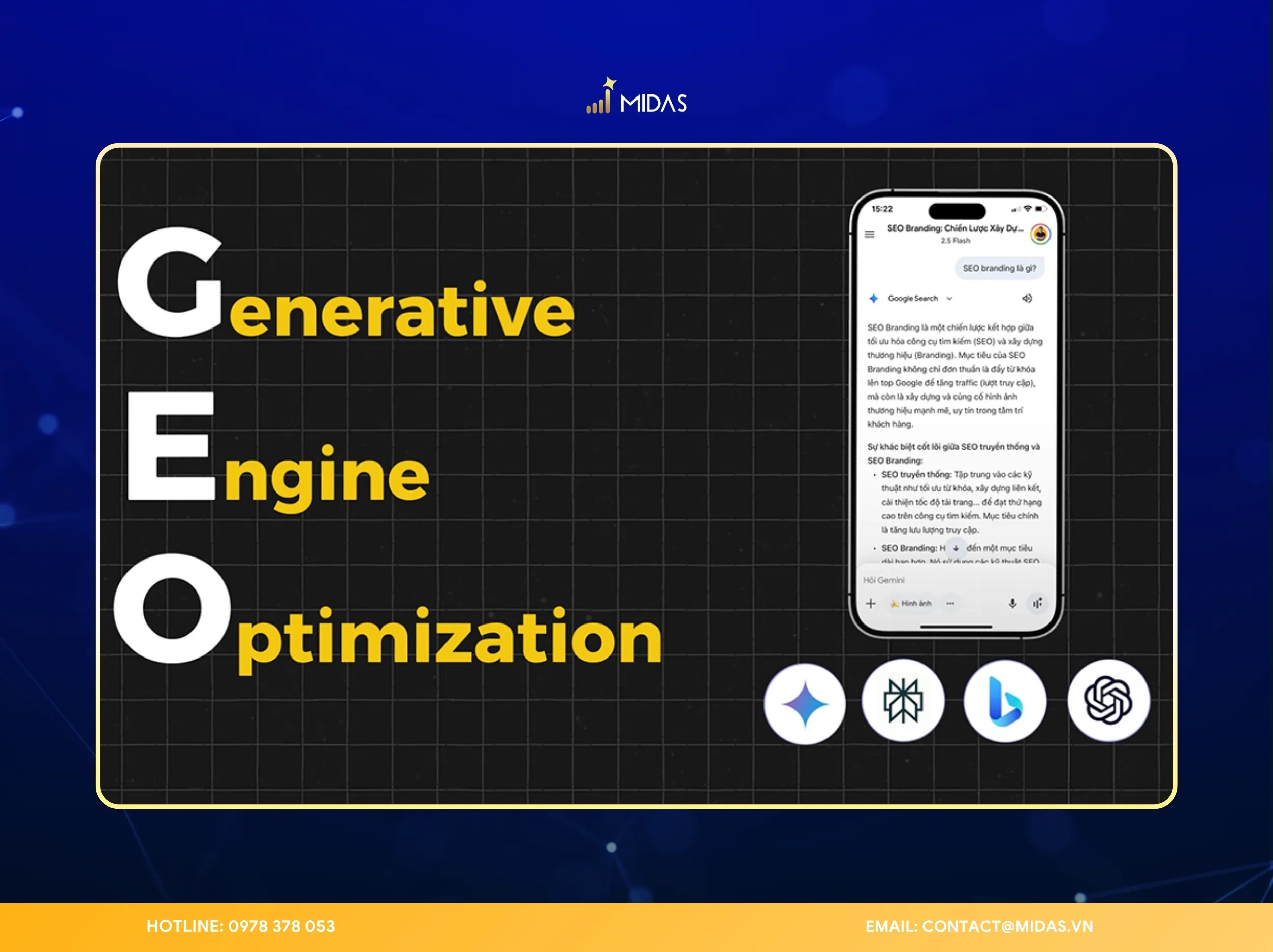 GEO (Generative Engine Optimization) mục tiêu là tối ưu hóa để AI hiểu