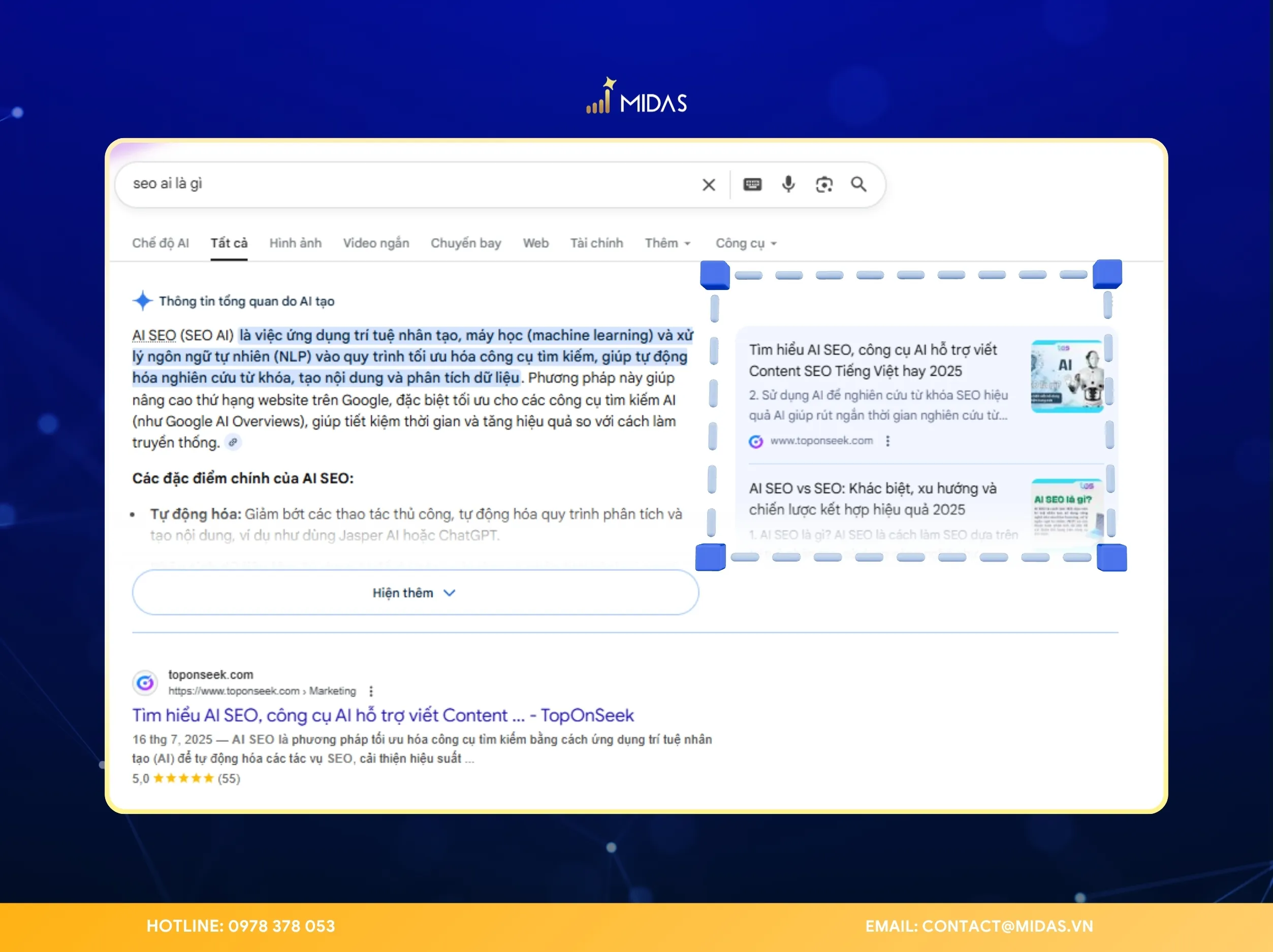 SEO AI giúp Website được AI lựa chọn làm nguồn trả lời trong kỷ nguyên tìm kiếm mới