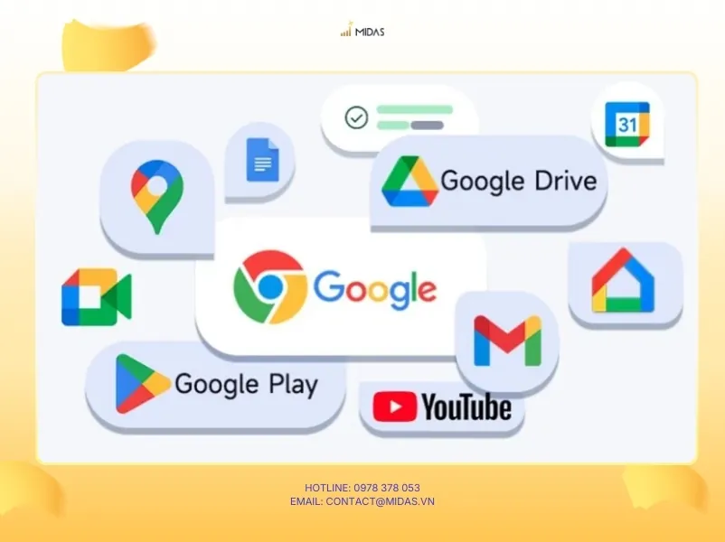 Google AI Overview lấy dữ liệu từ công cụ và dữ liệu trong hệ sinh thái Google