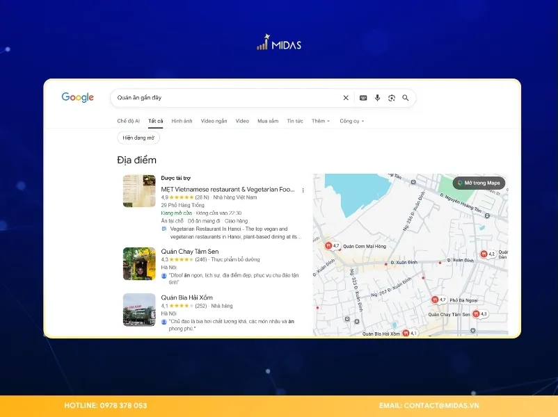 Hành vi tìm kiếm “gần đây” ngày càng phổ biến trong kỷ nguyên số