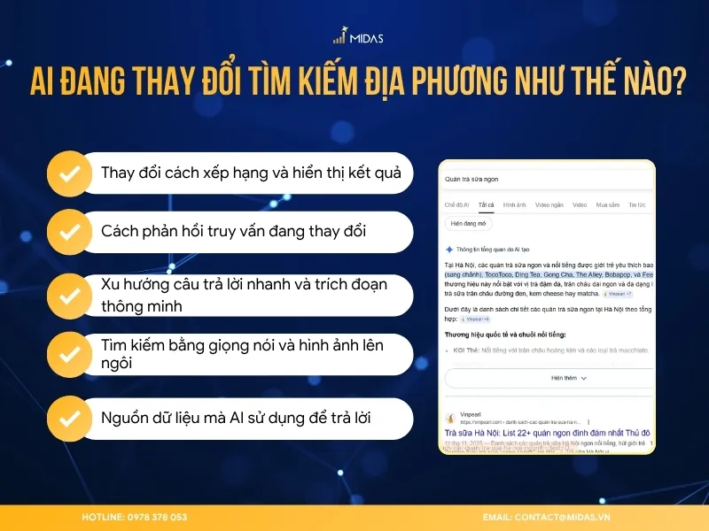 AI đang thay đổi tìm kiếm địa phương như thế nào?