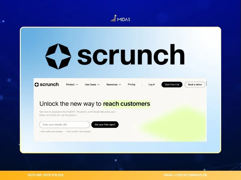 Scrunch phân tích hành trình khách hàng trong kết quả AI