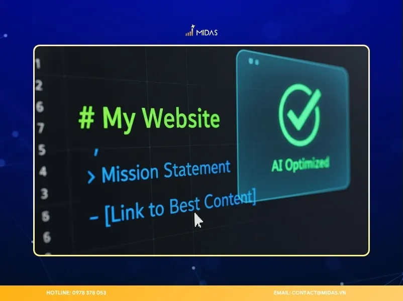 LLMs txt giúp AI dễ dàng hiểu và trích dẫn nội dung quan trọng nhất trên website