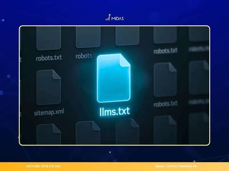 LLMs txt không thay thế tệp truyền thống mà chỉ tối ưu cho AI