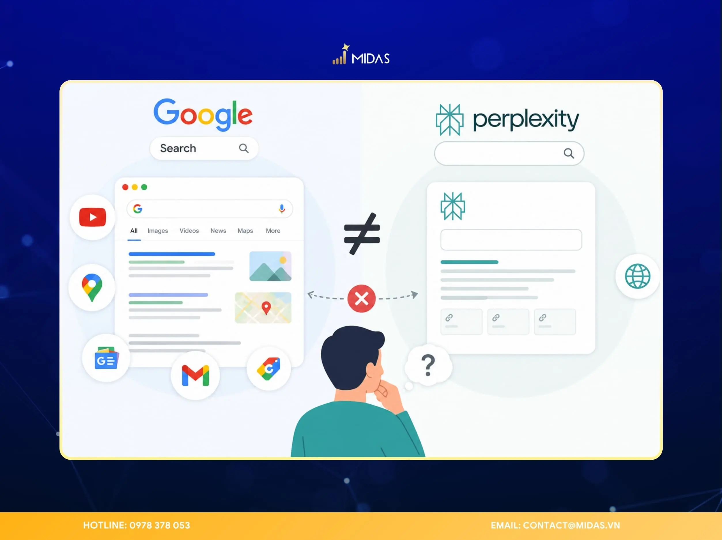 Perplexity vẫn chưa thể thay thế hoàn toàn Google Search