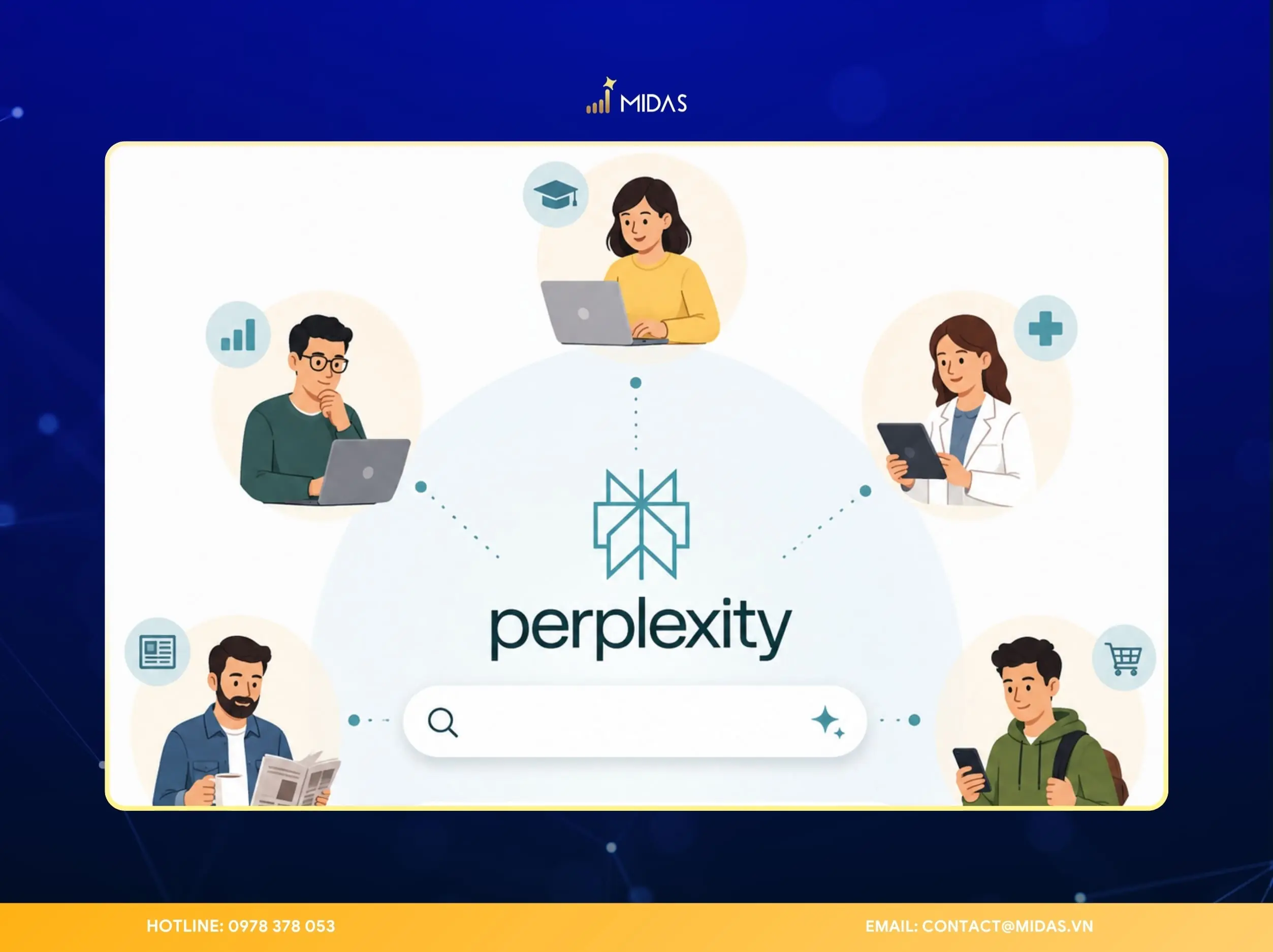 Perplexity cũng hỗ trợ việc mở rộng góc nhìn khi học tập