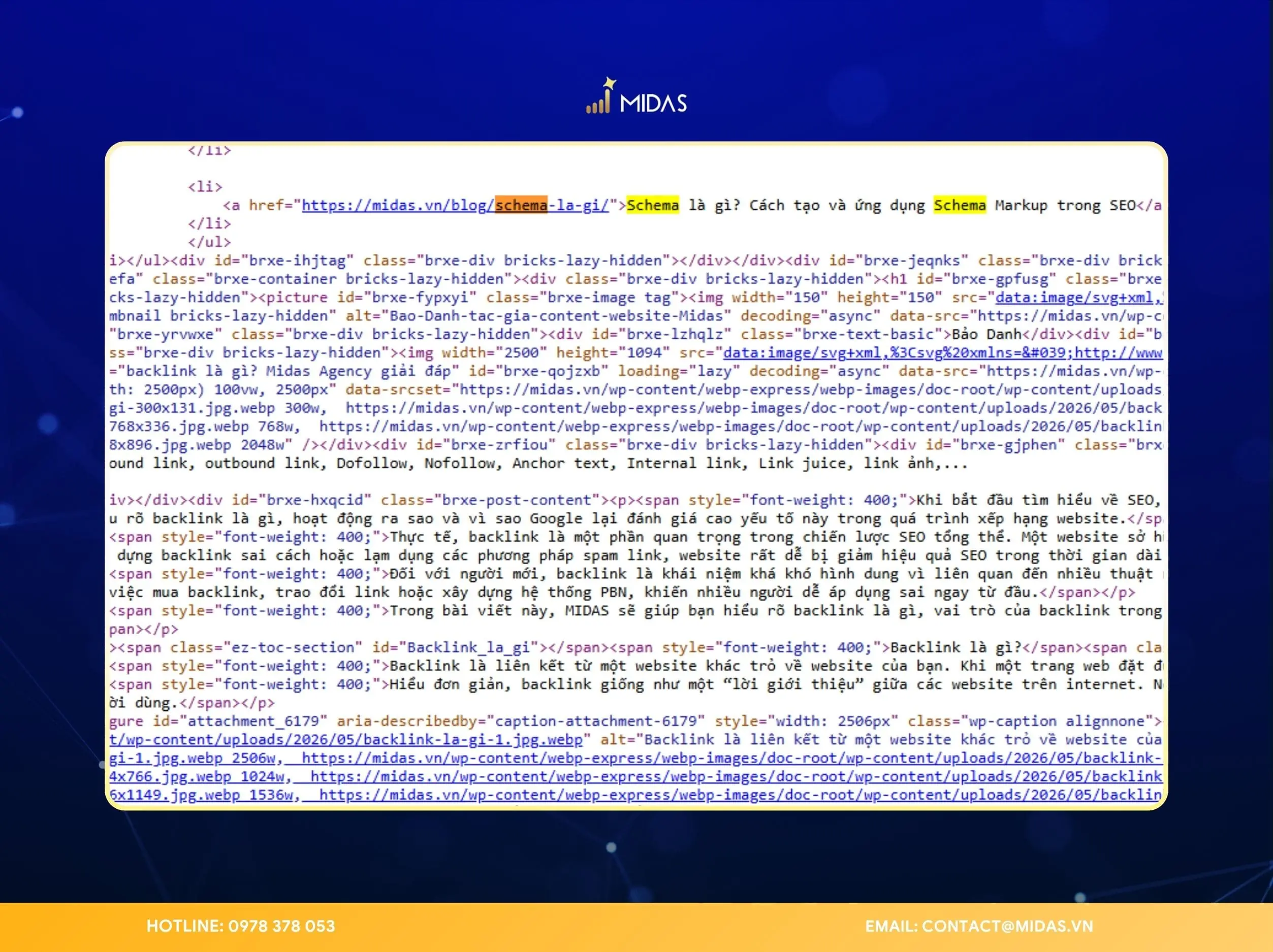 Article Schema là loại Schema thường dùng cho bài viết blog